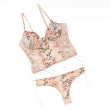 Load image into Gallery viewer, Pink Butterfly Embroidery Set (8-10) M
