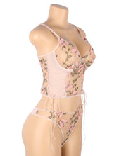 Load image into Gallery viewer, Pink Butterfly Embroidery Set (8-10) M
