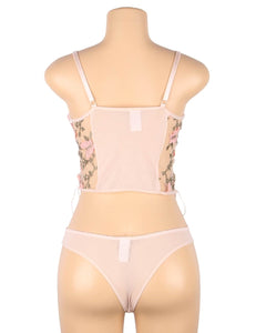 Pink Butterfly Embroidery Set (8-10) M