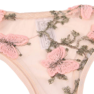 Pink Butterfly Embroidery Set (8-10) M