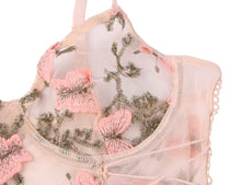 Load image into Gallery viewer, Pink Butterfly Embroidery Set (8-10) M
