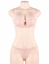 Load image into Gallery viewer, Pink Bra Set W/ Steel Ring(12-14)xl
