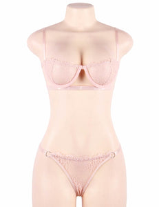 Pink Bra Set W/ Steel Ring(8-10)m