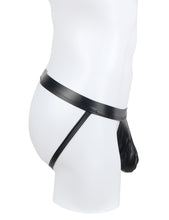 Load image into Gallery viewer, Black Male Pouch Jockstrap (28-30) M
