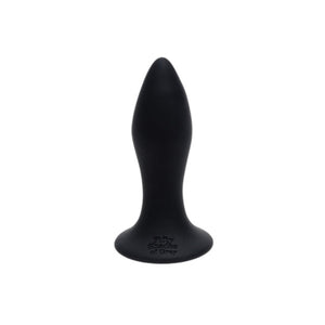 Fifty Shades Of Grey Sensation Rechargeable Vibrating Butt Plug Black