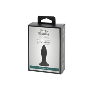 Fifty Shades Of Grey Sensation Rechargeable Vibrating Butt Plug Black