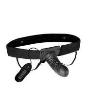 Load image into Gallery viewer, Lux Fetish Unisex Vibrating Hollow Strap-on Dildo
