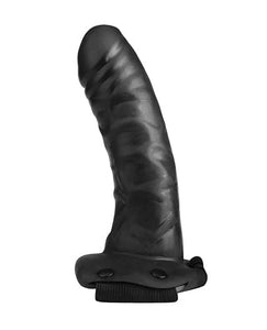 Lux Fetish Unisex Vibrating Hollow Strap-on Dildo