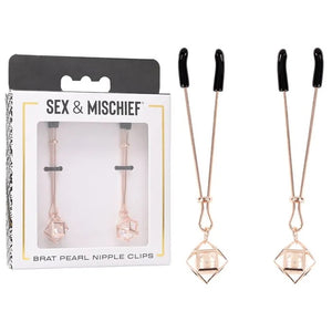 Sex & Mischief Brat Pearl Nipple Clips