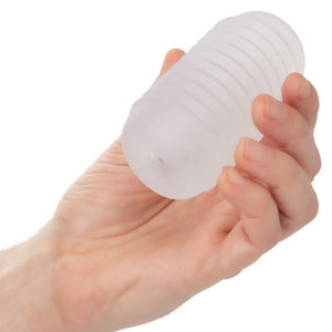 Pop Sock Ribbed Clear