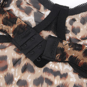 Leopard Print Strappy Bodysuit(20-22) 5xl