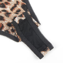 Load image into Gallery viewer, Leopard Print Strappy Bodysuit(20-22) 5xl
