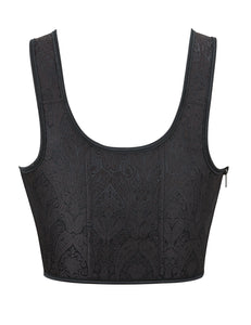 Black Corset 9 Pieces Plastic Bones (8-10) M