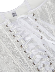 White Corset 9 Plastic Bones (16-18) 3xl