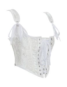 White Corset 9 Plastic Bones (16-18) 3xl