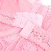 Load image into Gallery viewer, Pink Lace Mesh Push Up Nightdress(10-12) L
