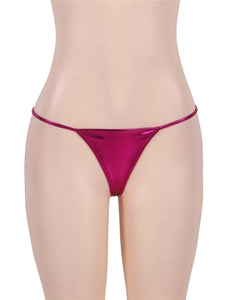 Micro Shiny G String Pink(16) 2xl