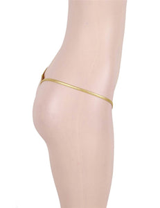 Micro Shiny G String Gold (18) 3xl