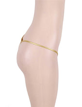 Load image into Gallery viewer, Micro Shiny G String Gold (16) 2xl
