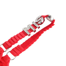 Load image into Gallery viewer, Rhinestone T-back Thong Red (16-18) 3xl
