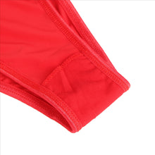 Load image into Gallery viewer, Rhinestone T-back Thong Red (14-16) 2xl
