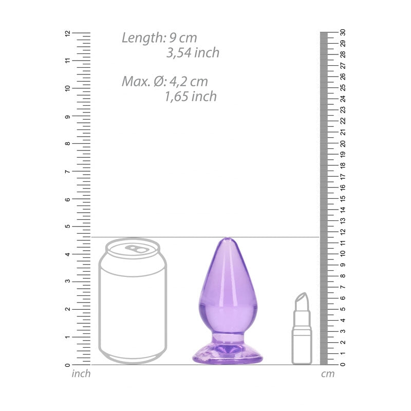Load image into Gallery viewer, Realrock 11.5 Cm Anal Plug Purple