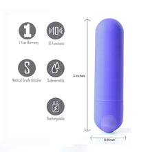 Load image into Gallery viewer, Maia Jessi Purple Rechargeable Bullet
