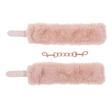 Load image into Gallery viewer, S &amp; M Peaches N Creame Fur Handcuffs
