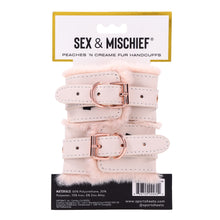 Load image into Gallery viewer, S &amp; M Peaches N Creame Fur Handcuffs

