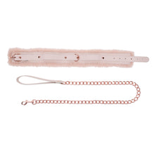 Load image into Gallery viewer, S &amp; M Peaches N Creame Fur Collar &amp; Leash
