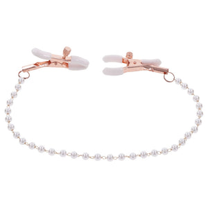 S & M Peaches N Creame Pearl Nipple Clamps