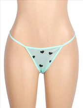 Load image into Gallery viewer, Green Babydoll W Hearts  (8-10) M

