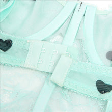 Load image into Gallery viewer, Green Babydoll W Hearts (12-14) Xl
