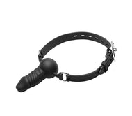 Silicone Gag With Penis Plug