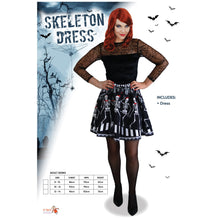 Load image into Gallery viewer, Skeleton Dress (10-12) M
