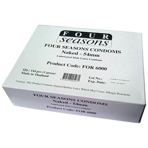 Four Seasons Naked Classic Condoms 144