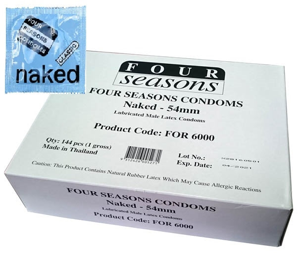 Four Seasons Naked Classic Condoms 144