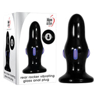 Rear Rocker Vibrating Glass Plug
