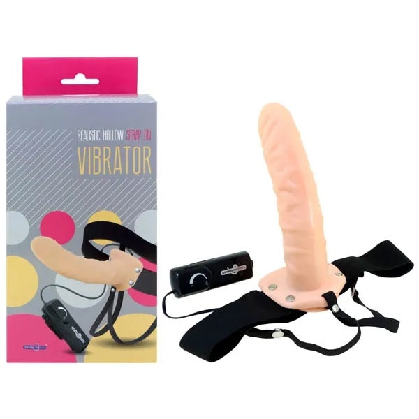 Realistic Hollow Strap-on Vibrator