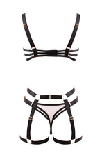 Load image into Gallery viewer, Muse Black &amp; Nude 3pce Set S
