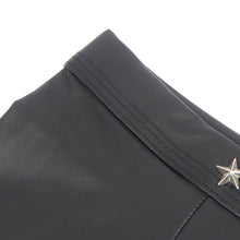 Load image into Gallery viewer, Black Men Boxer With Rivets (3xl) Pu Leather
