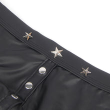 Load image into Gallery viewer, Black Pu Leather Rivet Men Brief(2xl)
