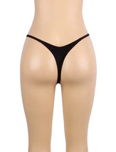Load image into Gallery viewer, Seamless Panty Black W/ Heart (14-16) 2xl
