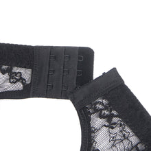 Load image into Gallery viewer, Black Lace Bow Metal Clips Garter(16-18)3xl
