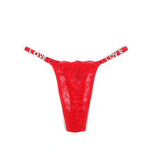 Load image into Gallery viewer, Red Lace Thong Love (14-16)2xl
