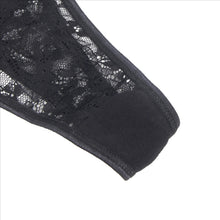 Load image into Gallery viewer, Black Lace Thong Love (14-16)2xl
