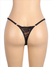Load image into Gallery viewer, Black Lace Thong Love (14-16)2xl
