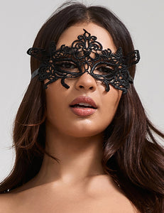 Enchanting Black Lace Eye Mask-c81235