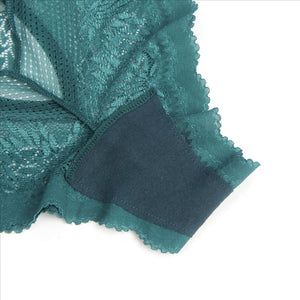 Heart Green Lace Panty (14-16) 2xl