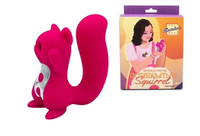 Screaming Squirrel Air Pulse & G-spot Vibrator